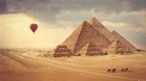 Mısır'da Balonla Mısır Piramitleri ve Nil Nehri Üstünde Yolculuk